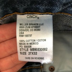 Men’s Cinch Jeans